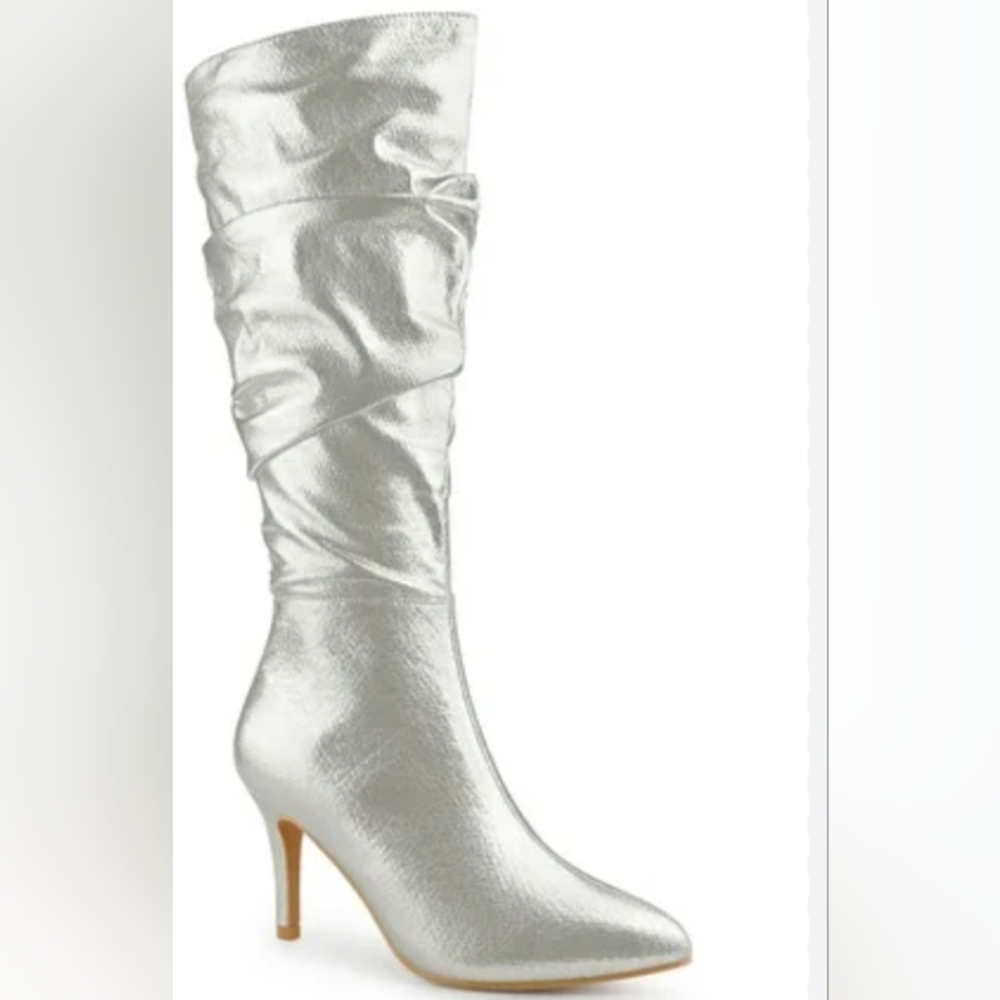 Silver boots